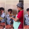 Malapuram school canteen Chechi give food to Student Viral video news