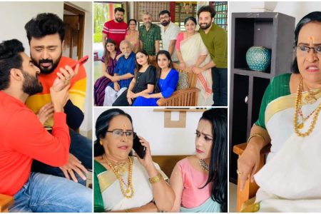 അച്ഛമ്മയോടൊപ്പം കൊച്ചുമോന്റെ വൈറല്‍ റീല്‍സ്.!! കുടുംബവിളക്ക് സരസ്വതിയമ്മ ആള് കൊള്ളാലോ; എന്താ ഇവരിങ്ങനെ എന്ന് ചോദിച്ച് ആരാധകർ | Kudumbavilakku actors viral reel malayalam