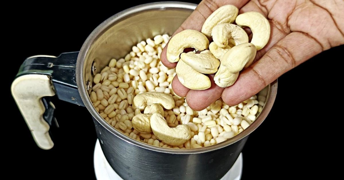 Uzhunu and cashew nut snack recipe