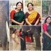 Chippi and Menaka at guruvayoor aanakotta video