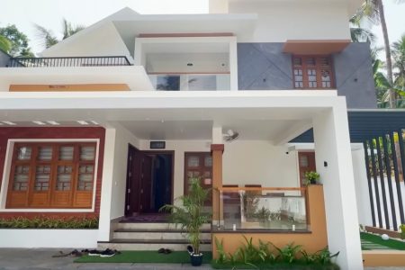 എക്സ്റ്റീരിയർ പോലെ മനോഹരമായ ഇന്റീരിയർ ആംബിയൻസുള്ള വീട്; 15 സെന്റ് സ്ഥലത്തെ 45 ലക്ഷം രൂപയുടെ 2000 sqft കാഴ്ച്ചകൾ കാണാം | 15 cent 45 lakhs home tour