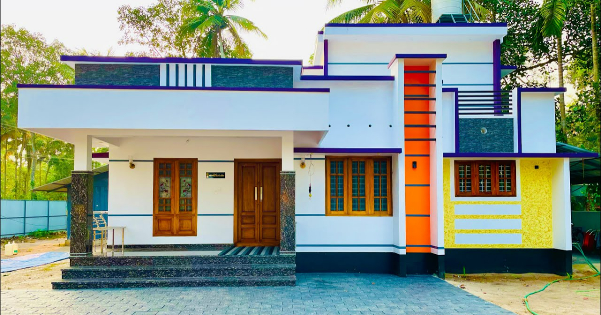 trending single storied home plan
