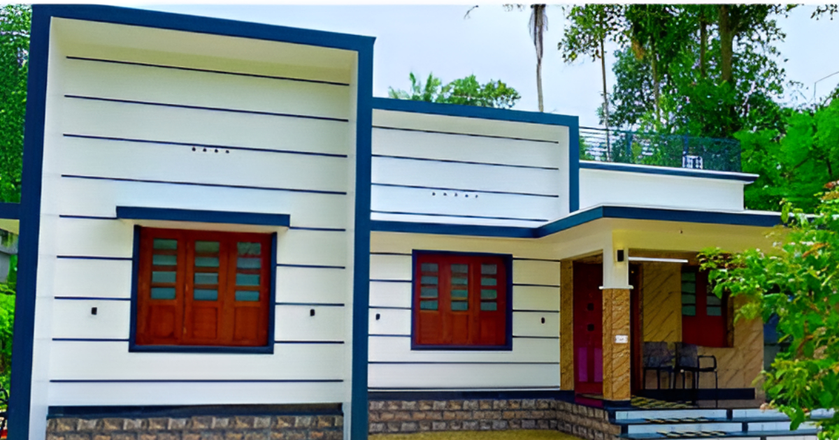 1113 Sq Ft Home at 6 Cent Plot plan