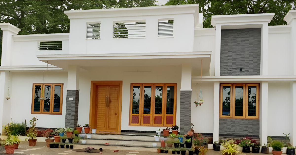 1534 squft low budget kerala house