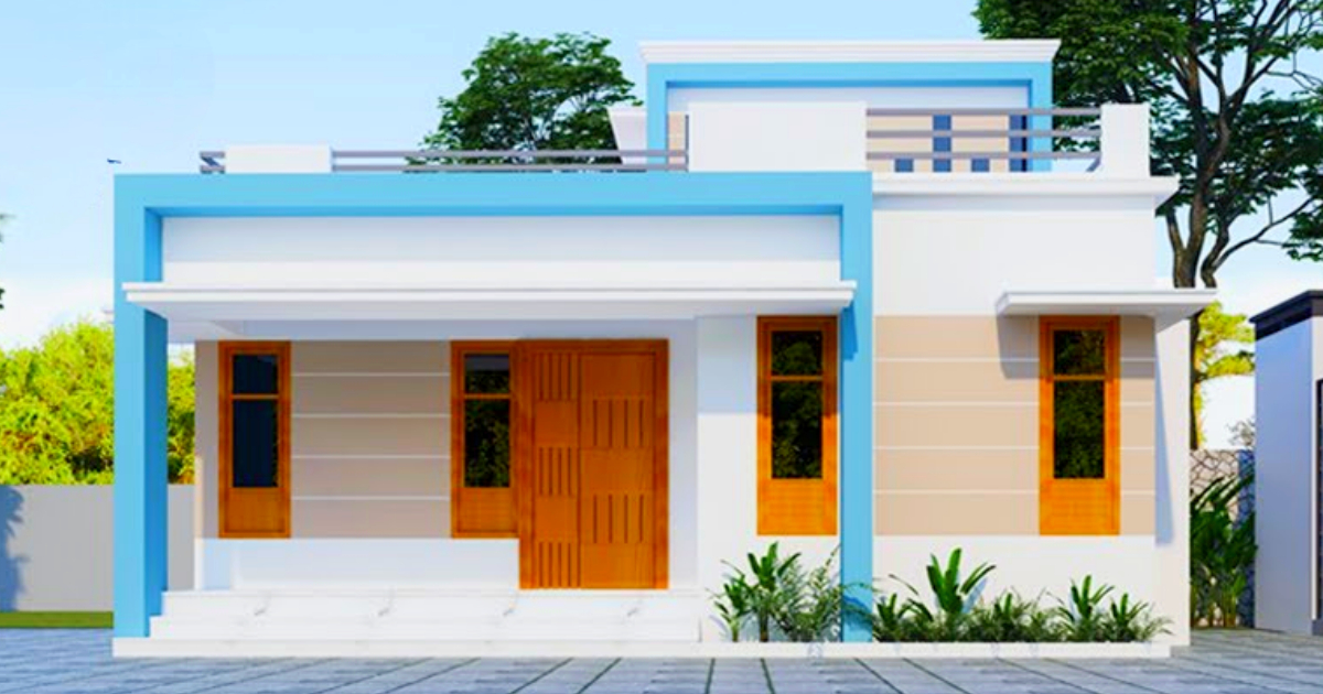 1000 Sqft 16 lakhs home plan