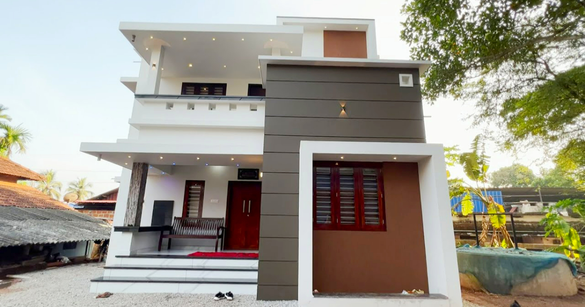 1030 SQFT low cost home plan in 3 cent