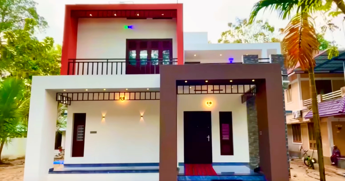 4bhk low budget Kerala contemporary home