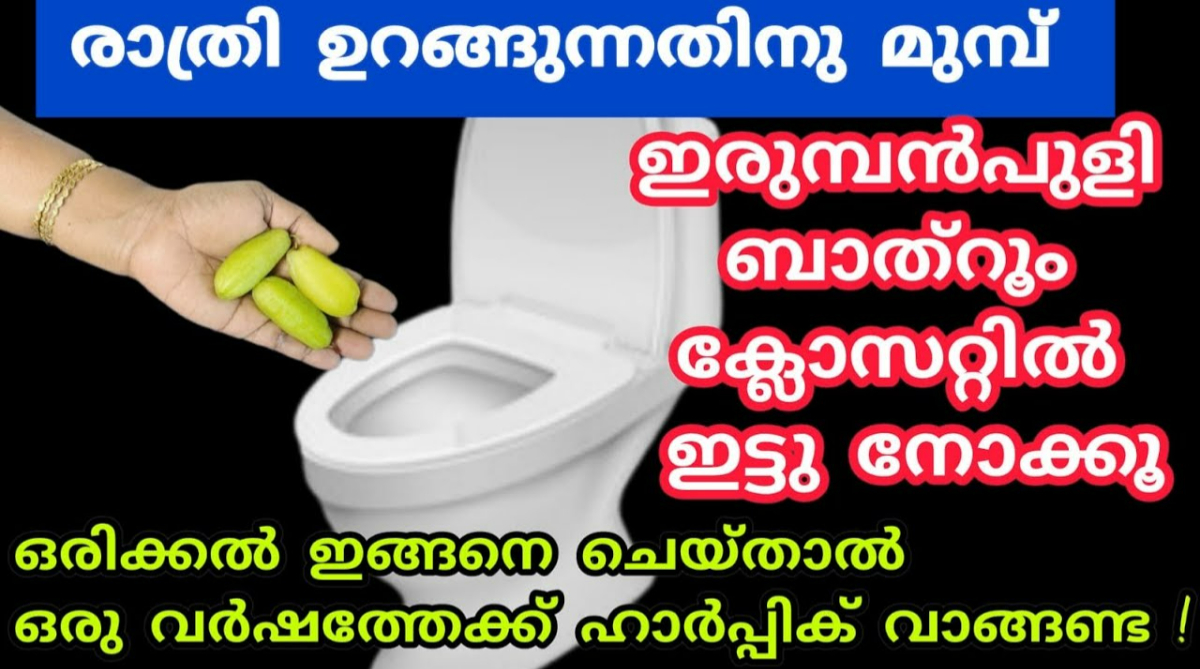 Closet cleaning tip using Irumban puli