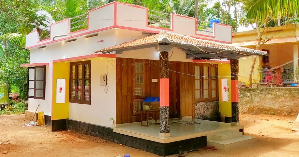 Low budget 530 squft 6.5 lakhs home plan