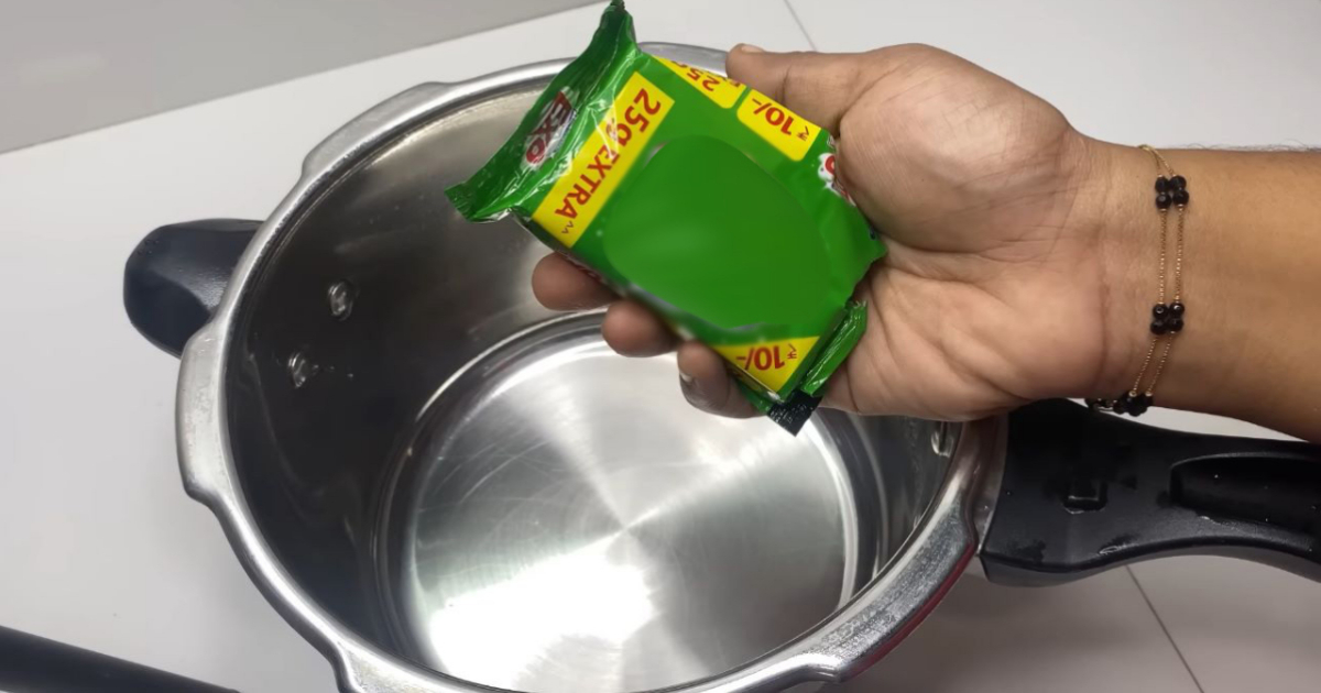 Soap in Cooker Useful kitchen Tip