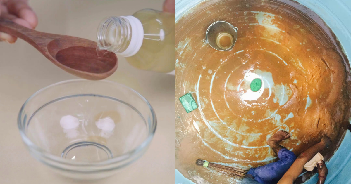 Water tank cleaning tip