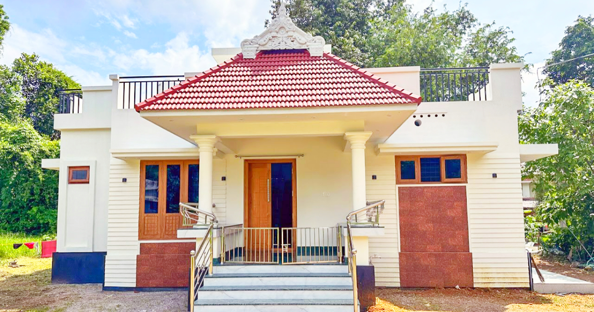 21 lakhs 1000 squft home plan