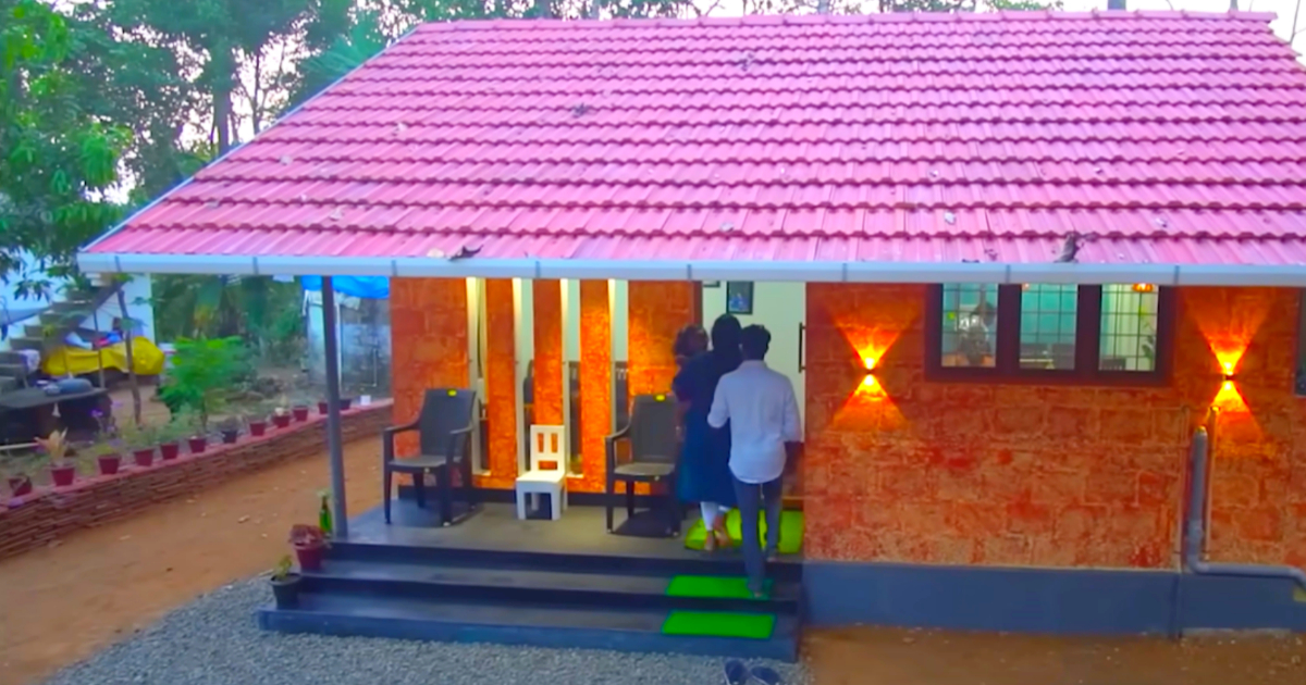 370 Squft 3 lakhs home plan