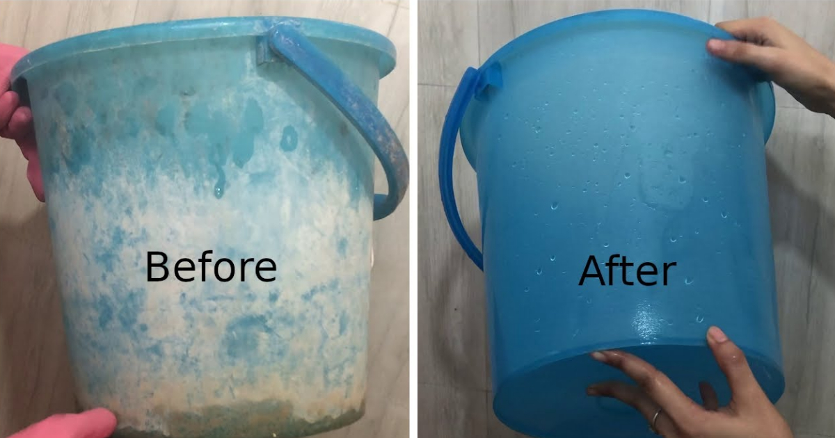 How to clean bucket